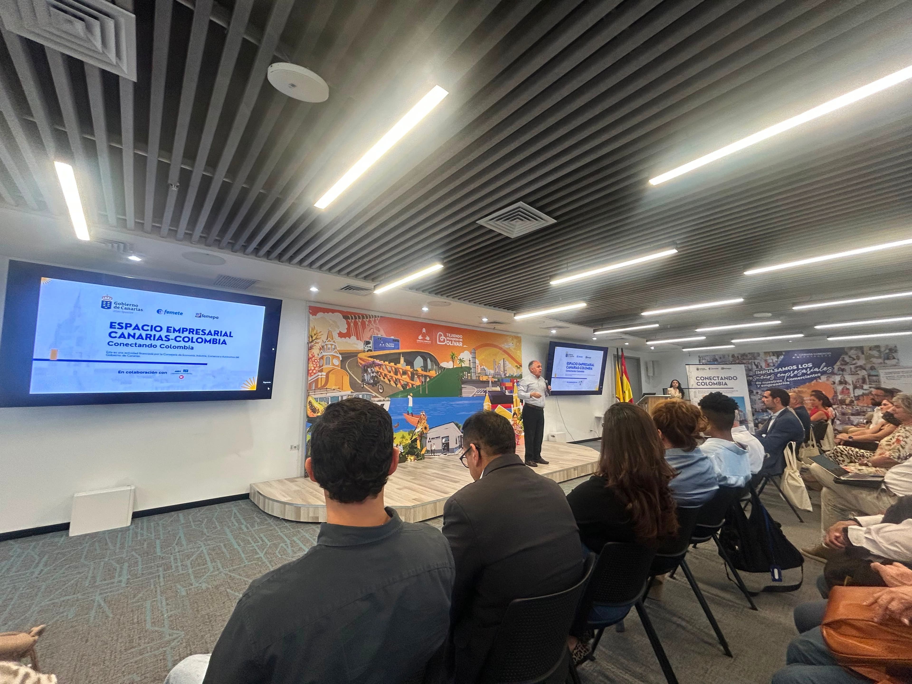 Cámara Marítima de Colombia participa en el encuentro "Conectando Colombia con las Islas Canarias" para fortalecer la cooperación empresarial