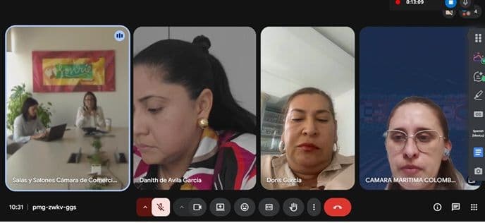 Cámara de Comercio de Cartagena y Cámara Marítima de Colombia fortalecen agenda conjunta para impulsar la competitividad del sector